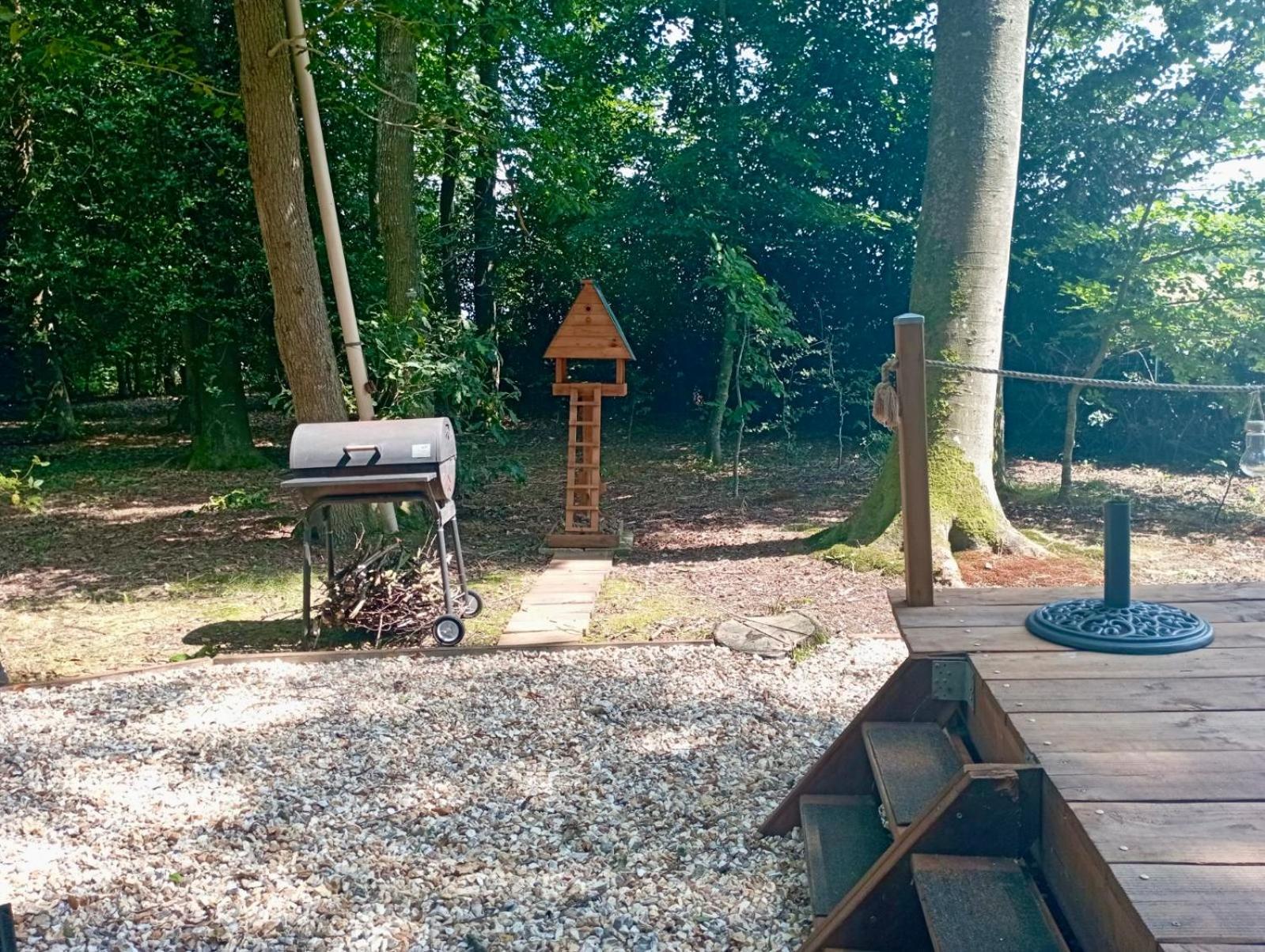 Roulotte Les Deux Geais Villa Sainte-Opportune-du-Bosc Bagian luar foto